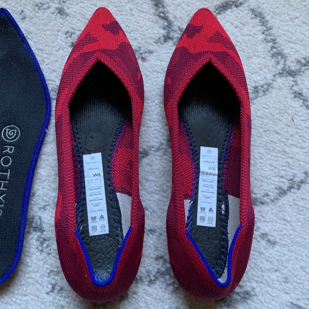 Rothys The Point In Red Camo - image 8